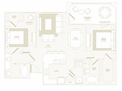 TBS B1 floor plan at Reveal at Bayside, Rowlett, 75088